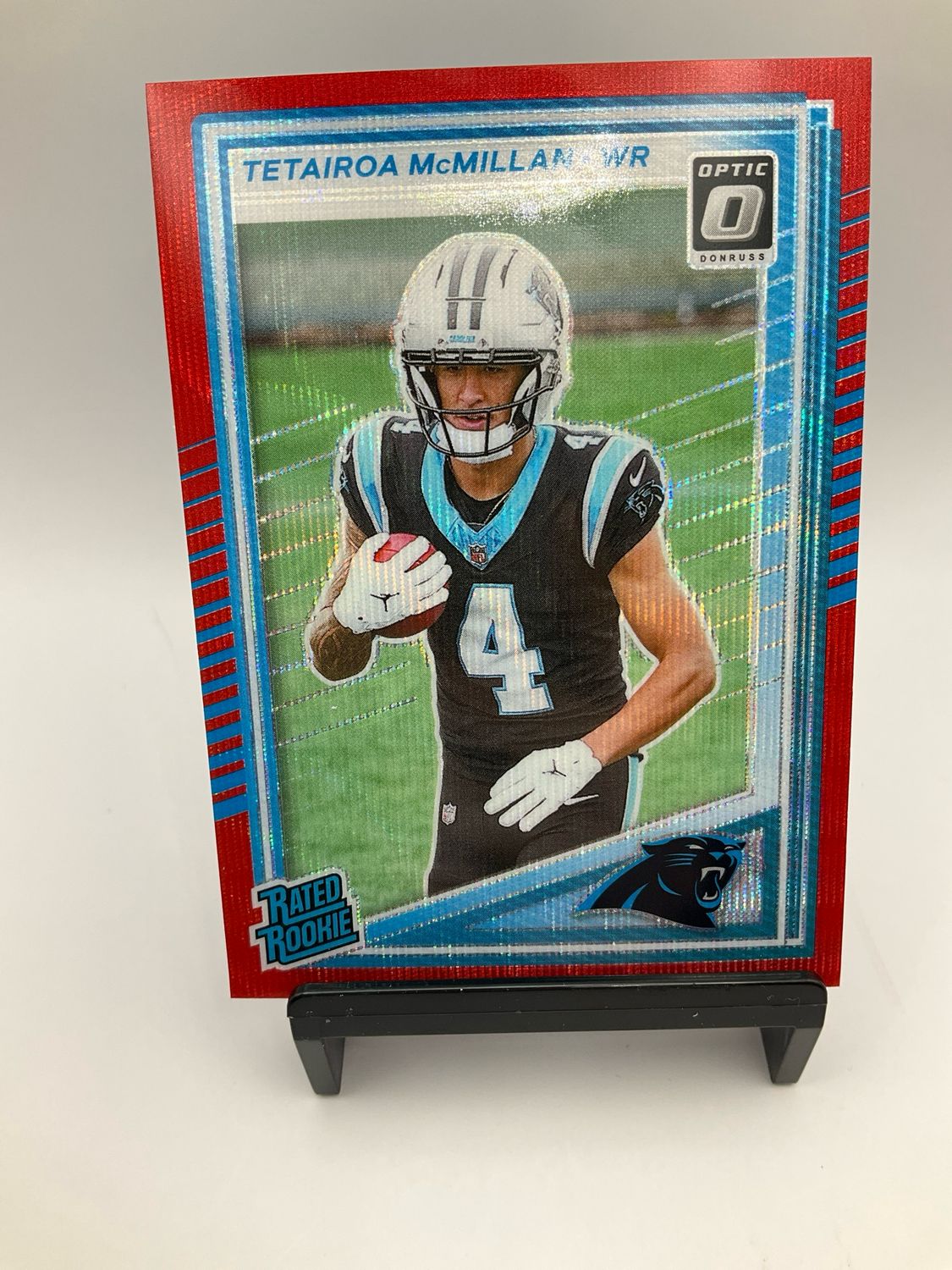 2025 DONRUSS TETAIROA MCMILLAN RED SHIMMER