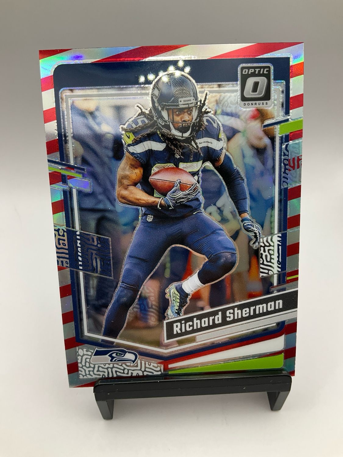 2023 DONRUSS OPTIC RICHARD SHERMAN RED STRIPPED