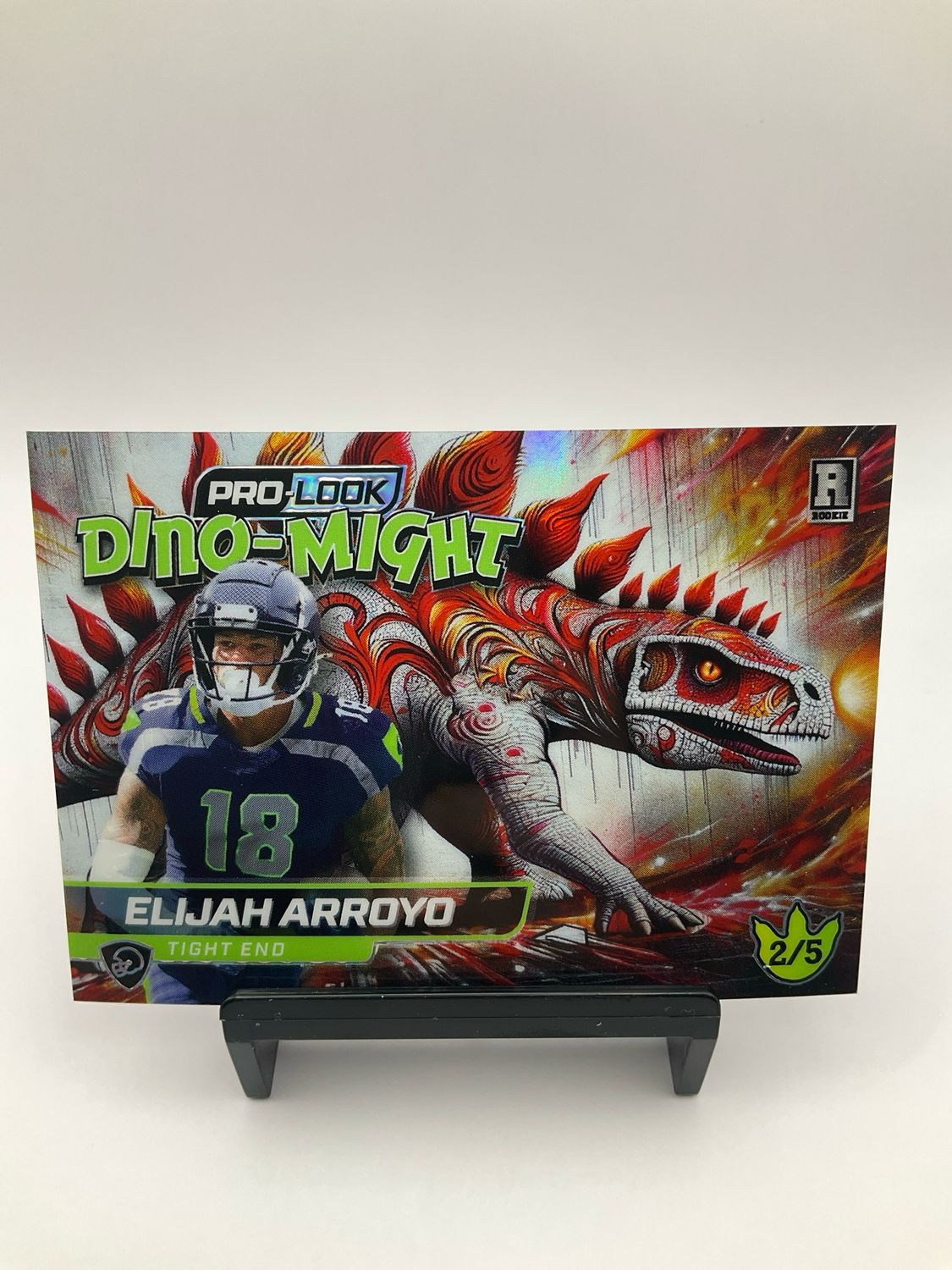 2025 ELIJAH ARROYO WILD CARD DINO-MIGHT DMSTG1-EA 2/5