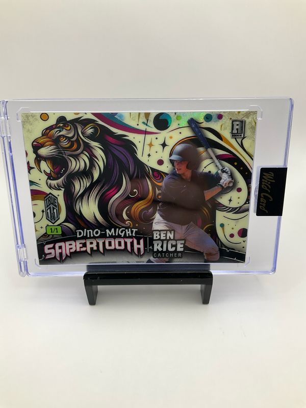 2024 WILD CARD PRE HISTORIC BEN RICE 1/1