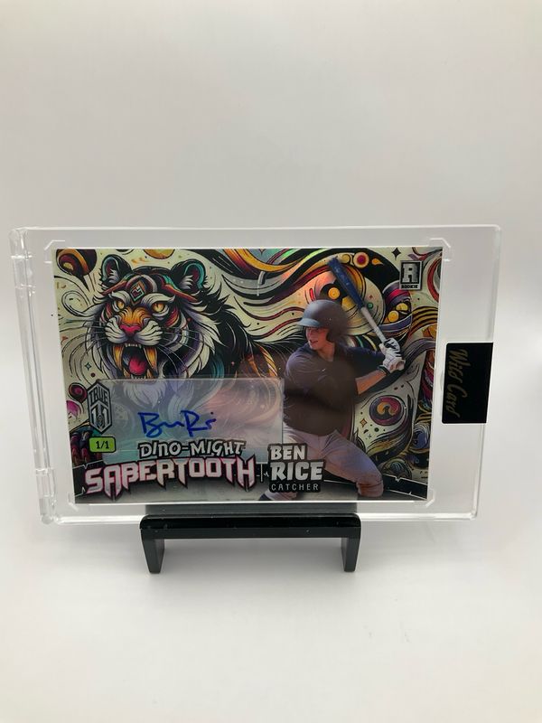 2024 WILD CARD PRE HISTORIC BEN RICE AUTO 1/1