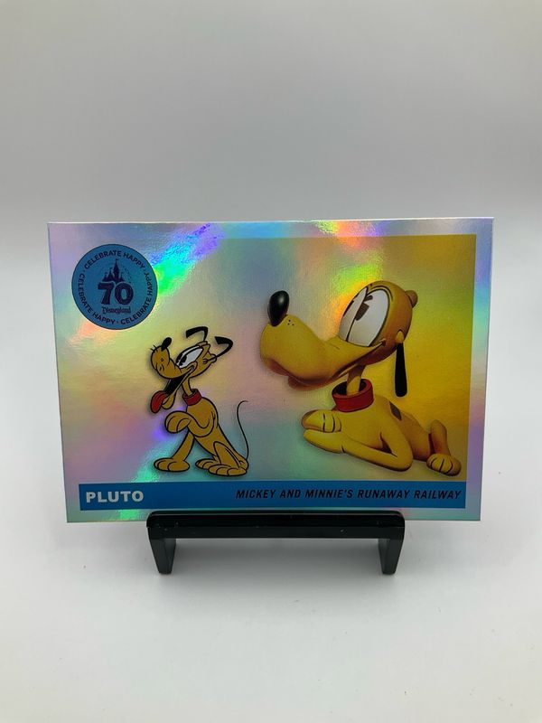 2025 TOPPS DISNEY 70TH ANNIVERSARY PLUTO MICKEY AND MINNIE'S RUNAWAY RAILWAY T55-12