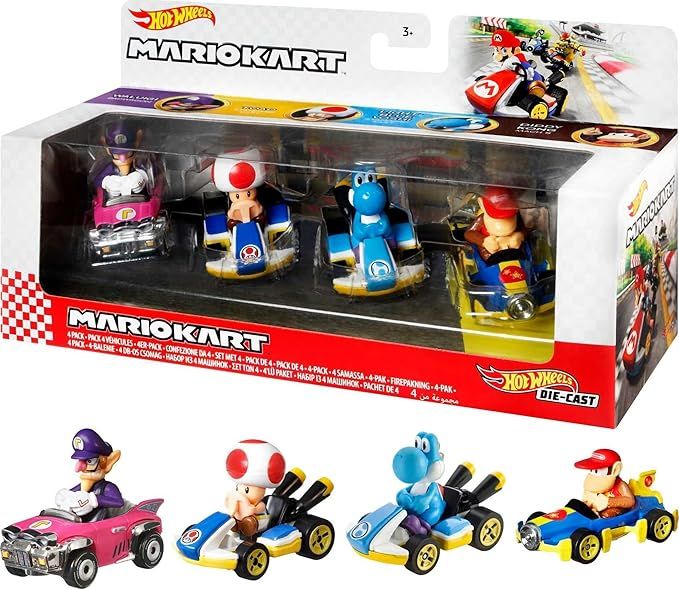 HOT WHEELS MARIOKART 4 PACK