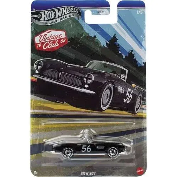 HOT WHEELS SILVER SERIES VINTAGE CLUB BMW 507 1/5