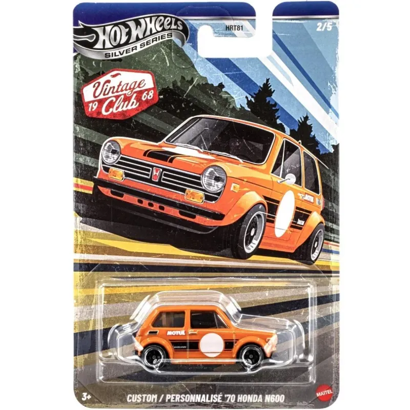 HOT WHEELS SILVER SERIES VINTAGE CLUB '70 HONDA N600 2/5
