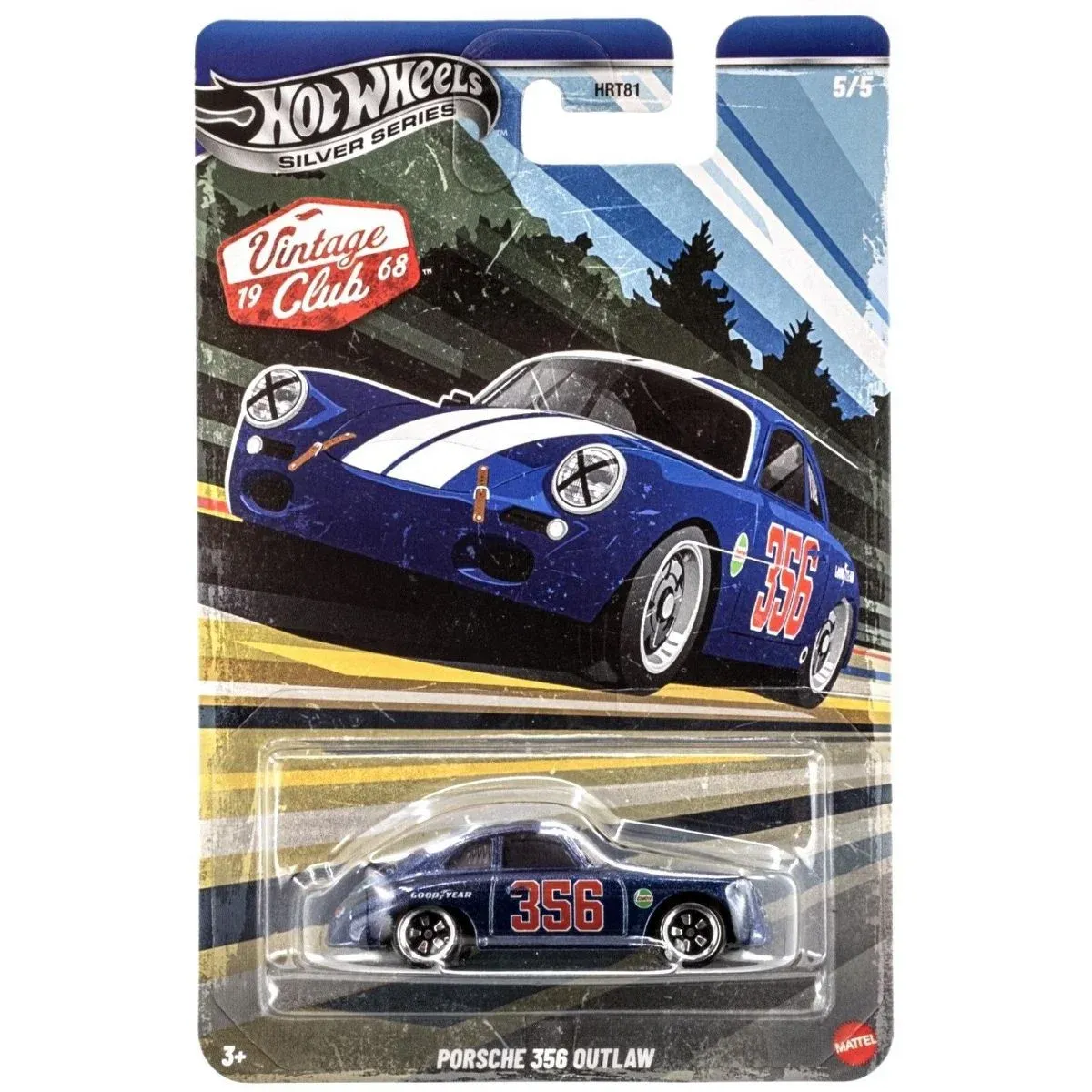 HOT WHEELS SILVER SERIES VINTAGE CLUB PORSCHE 360 OUTLAW 5/5