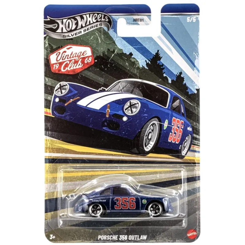 HOT WHEELS SILVER SERIES VINTAGE CLUB PORSCHE 360 OUTLAW 5/5