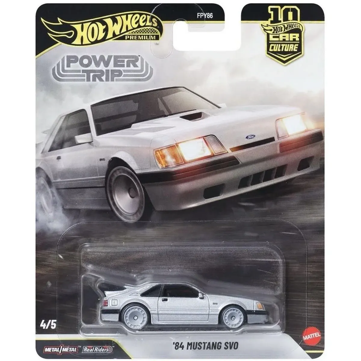 HOT WHEELS CAR CULTURE '84 MUSTANG SVO 4/5