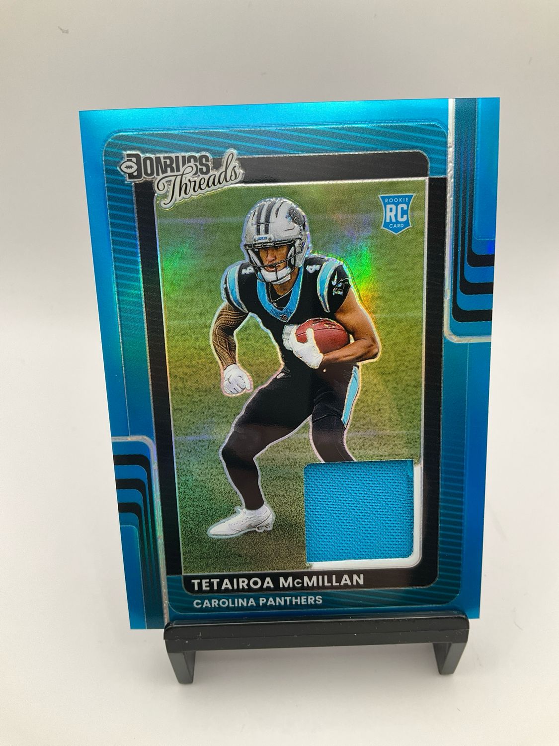 2025 OPTIC TETAIROA MCMILLAN LIGHT BLUE DONRUSS THREADS DTBH-TMN