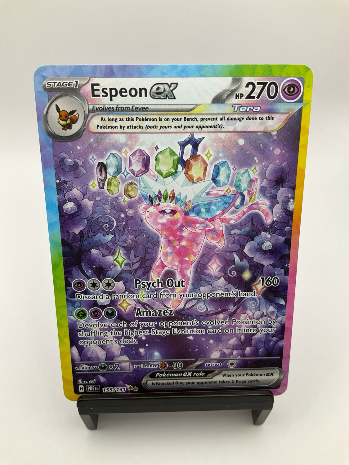 2025 POKEMON ESPEON EX SIR 155/131