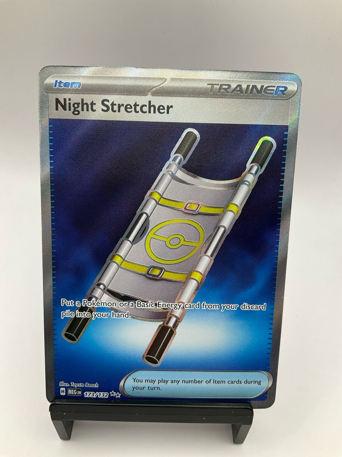 2025 POKEMON NIGHT STRETCHER FULL ART 173/132
