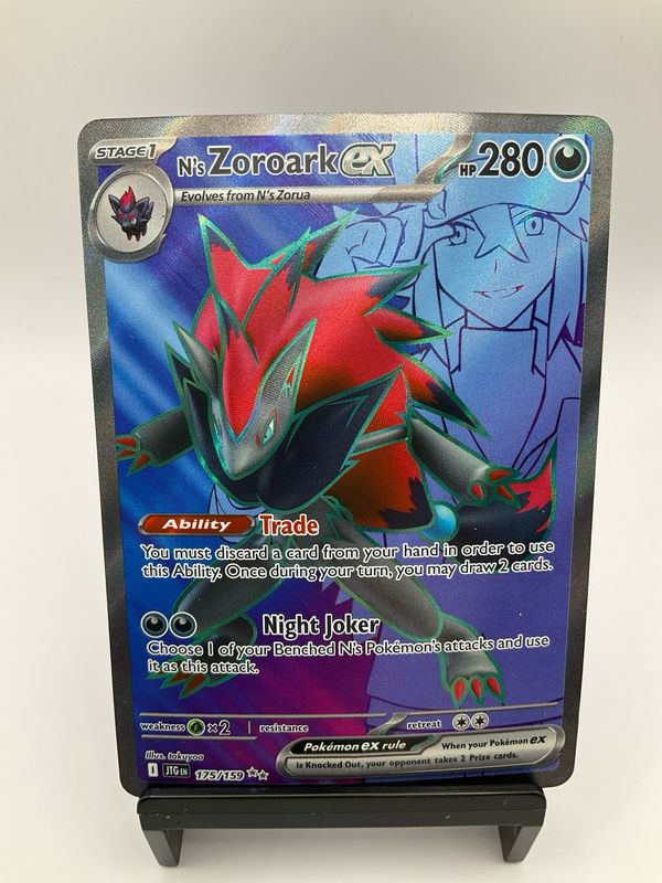 2025 POKEMON N'S ZOROARK EX FULL ART 175/159