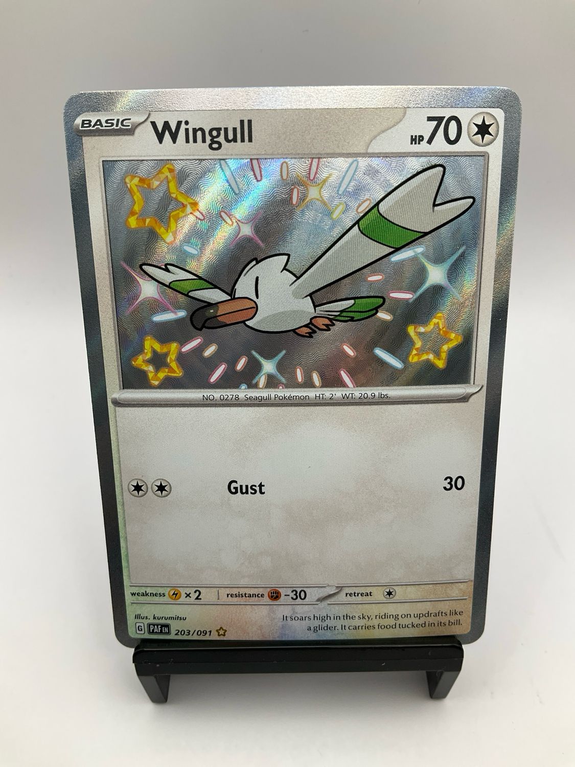 2024 POKEMON WINGULL BABY SHINY 203/91
