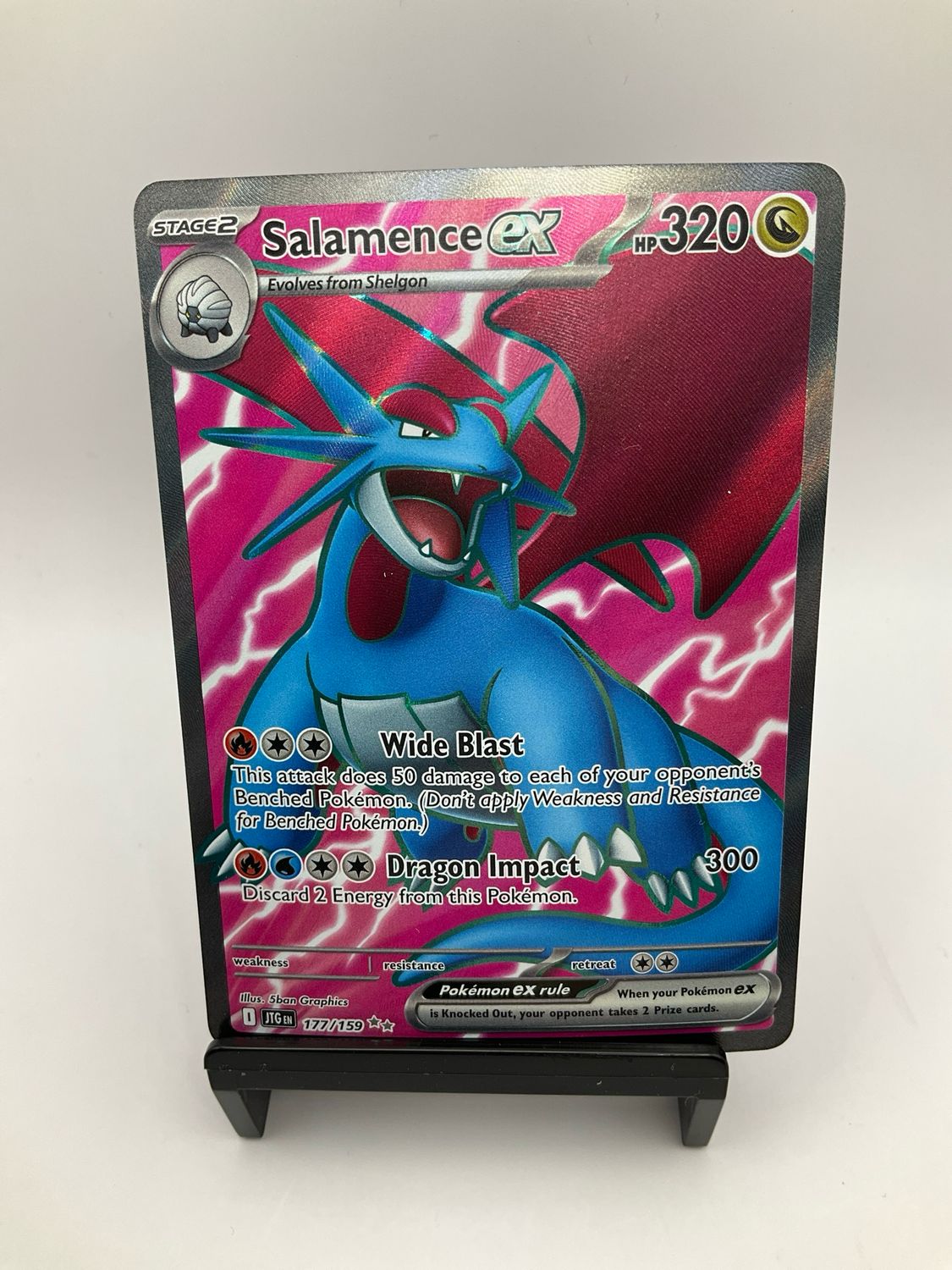 2025 POKEMON SALAMENCE EX FULL ART 177/159