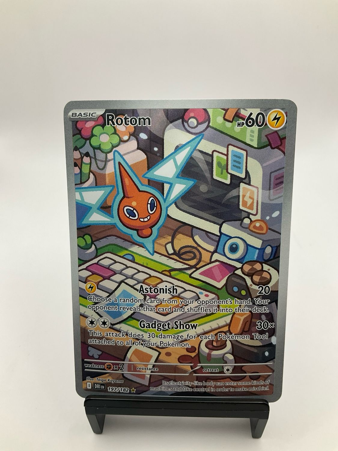 2025 POKEMON ROTOM ART RARE 197/182