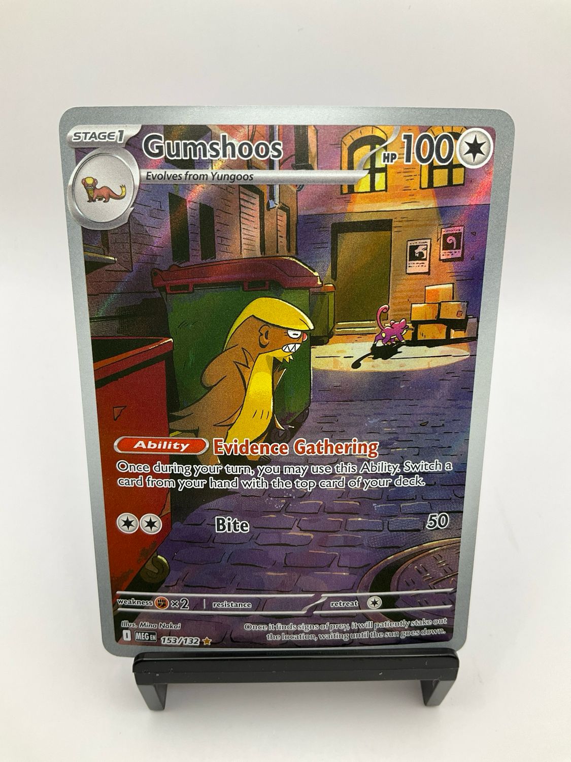 2025 POKEMON GUMSHOOS ART RARE 153/132