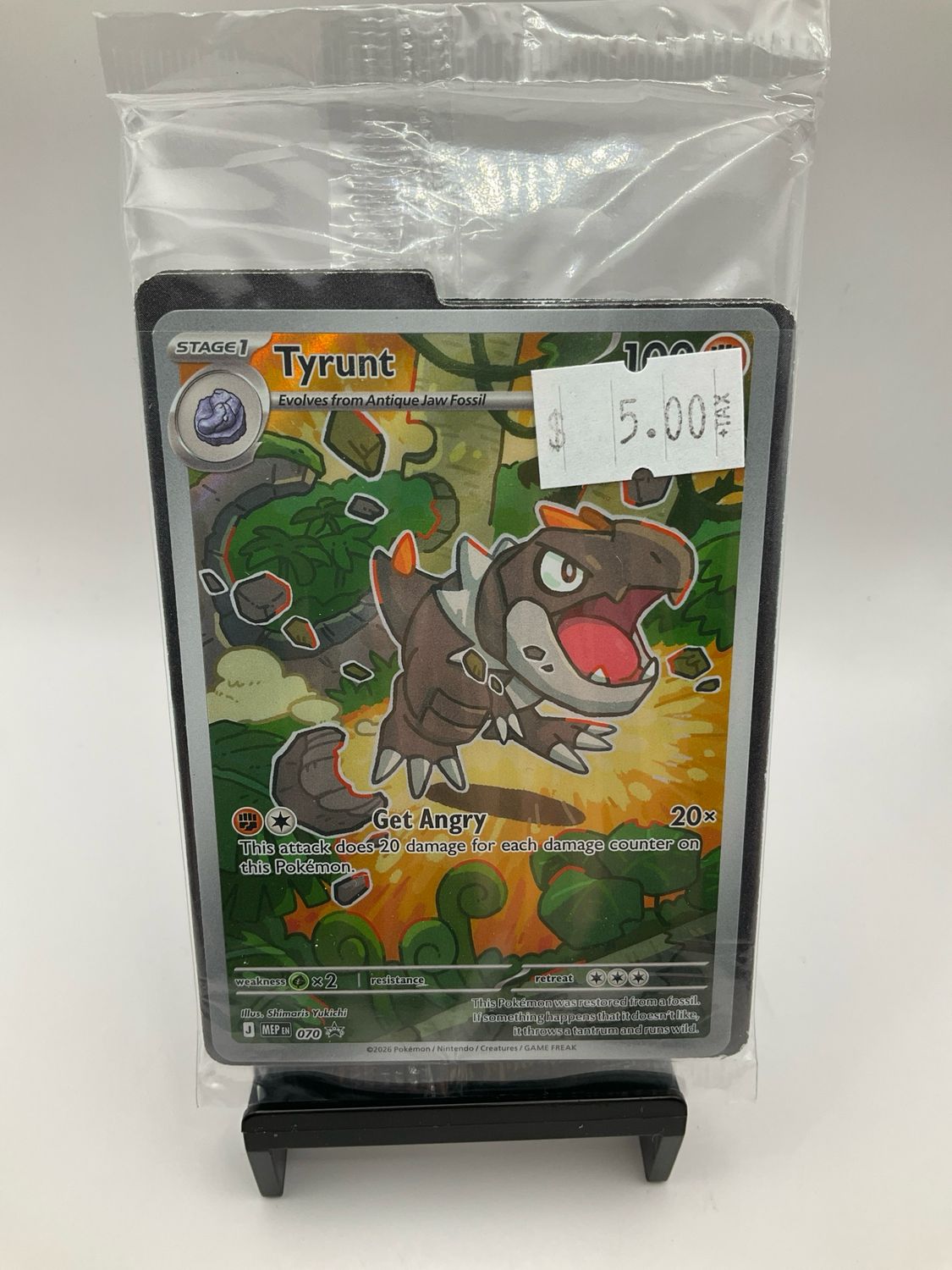 2026 POKEMON TYRUNT ART RARE BLACK STAR PROMO 70