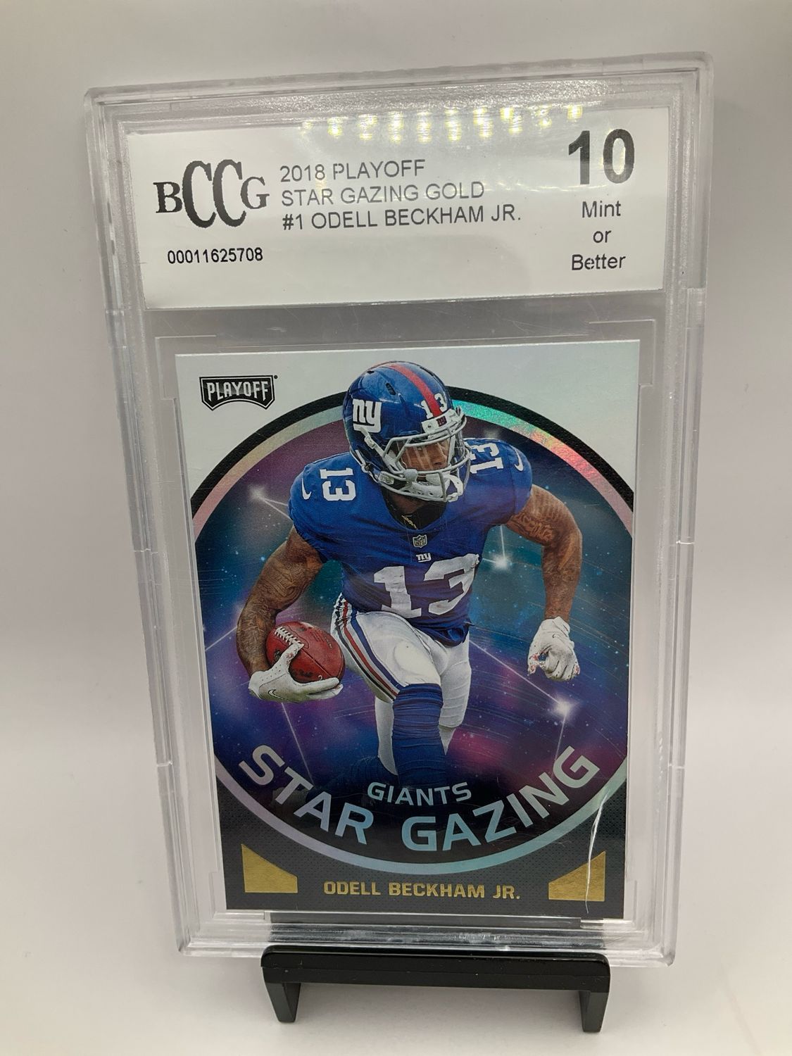 2018 PLAYOFF ODELL BECKHAM JR. START GAZING GOLD NO.1