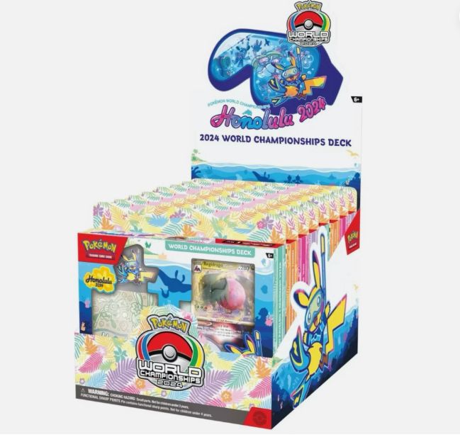 2024 POKEMON WORLD CHAMPIONSHIP DECK DISPLAY