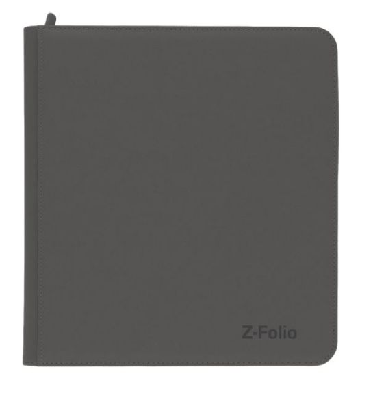 Z FOLIO 12 POCKET BINDER GRAY