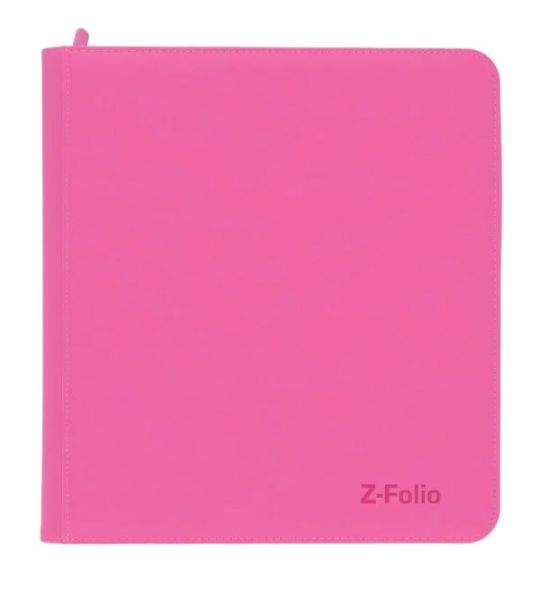 Z FOLIO 12 POCKET BINDER PINK