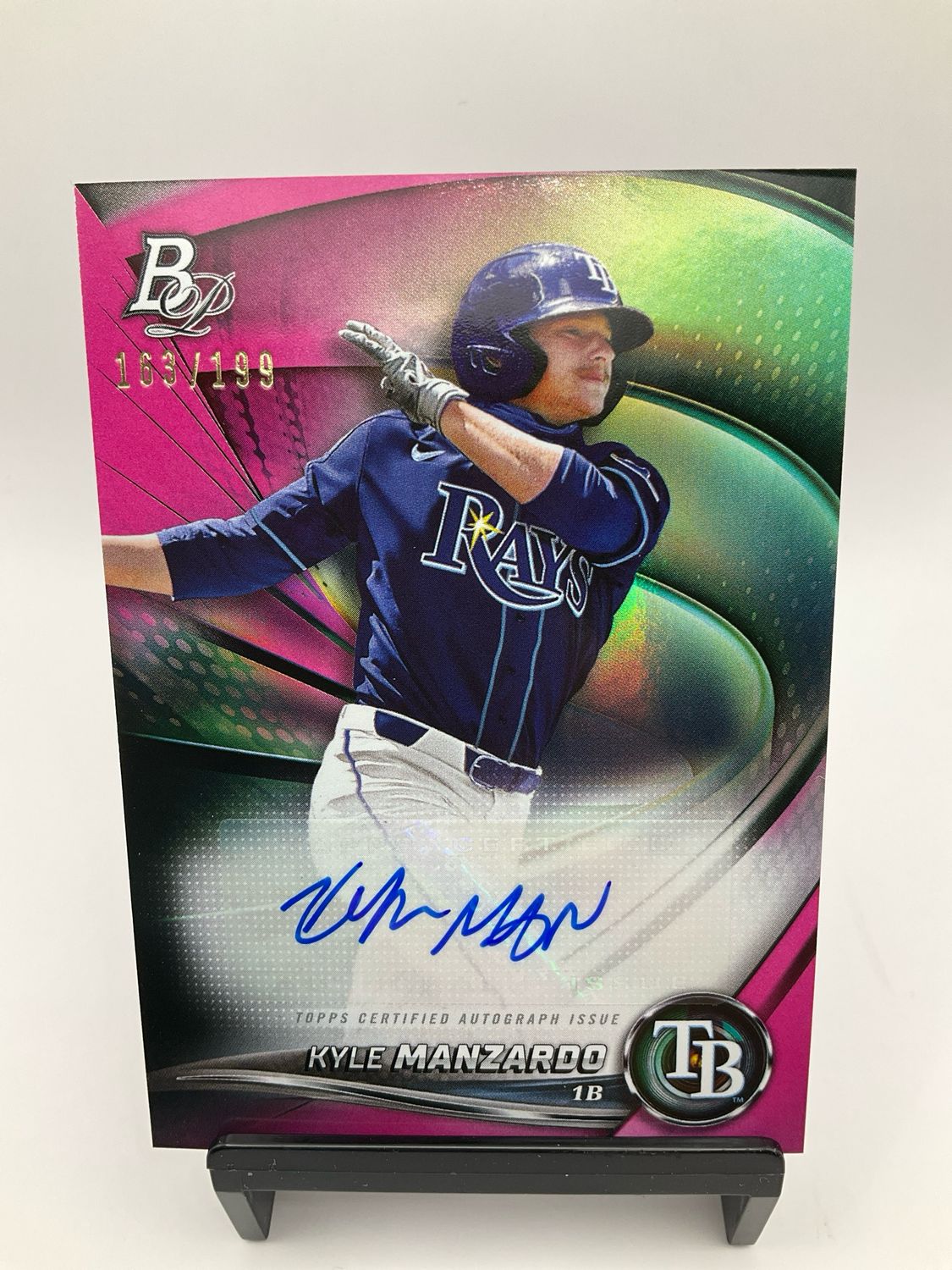 2022 BOWMAN PLATINUM KYLE MANZARDO AUTO 163/199