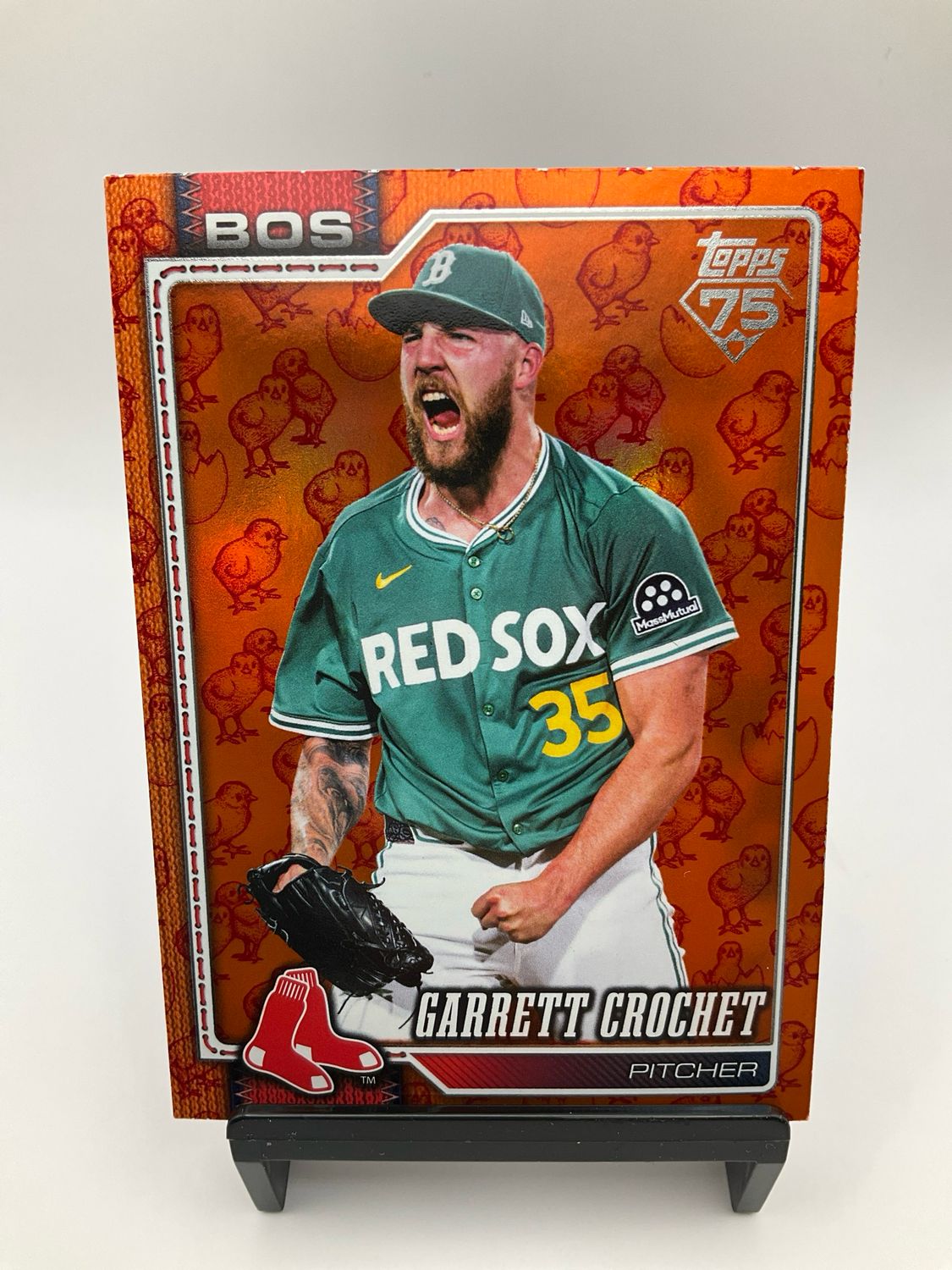 2026 Topps Series 1 Garrett Crochet #53 Easter Holiday Orange Foil Chicks