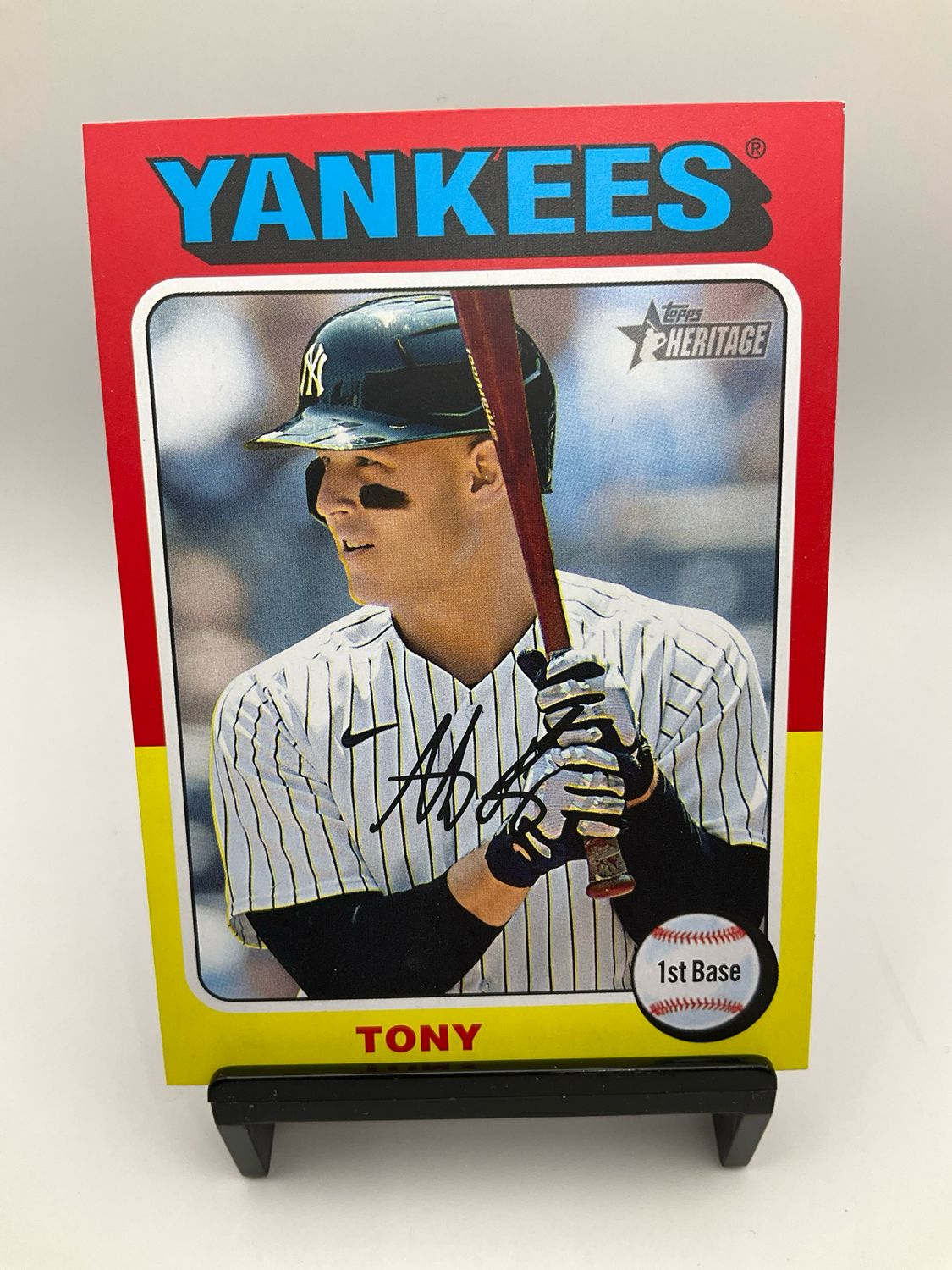 2024 TOPPS HERITAGE ANTHONY VINCENT RIZZO "TONY" NO.367