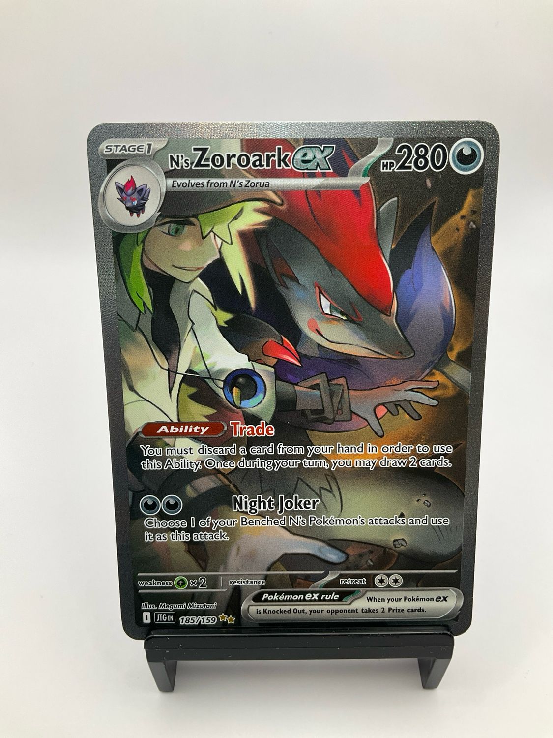 2025 POKEMON N'S ZOROARK EX 185/159