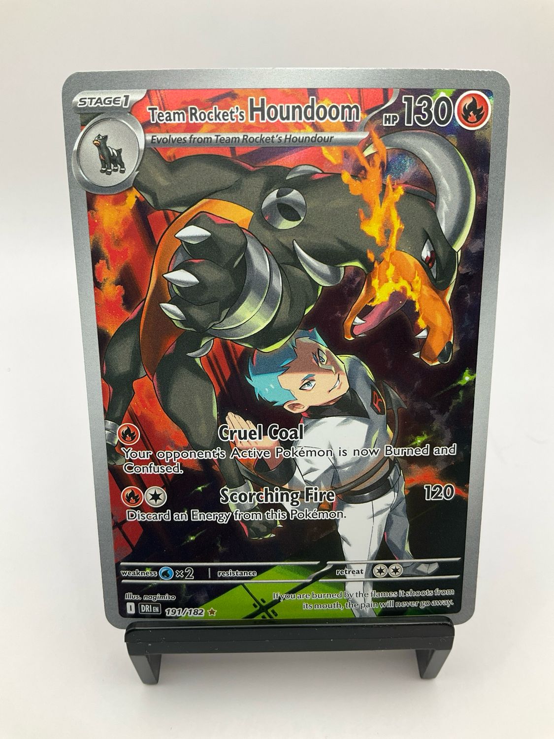 2025 POKEMON TEAM ROCKET'S HOUNDOOM 191/182