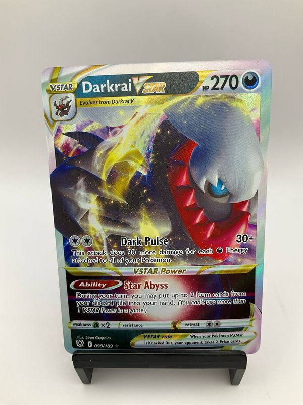 2022 POKEMON DARKRAI VSTAR 99/189