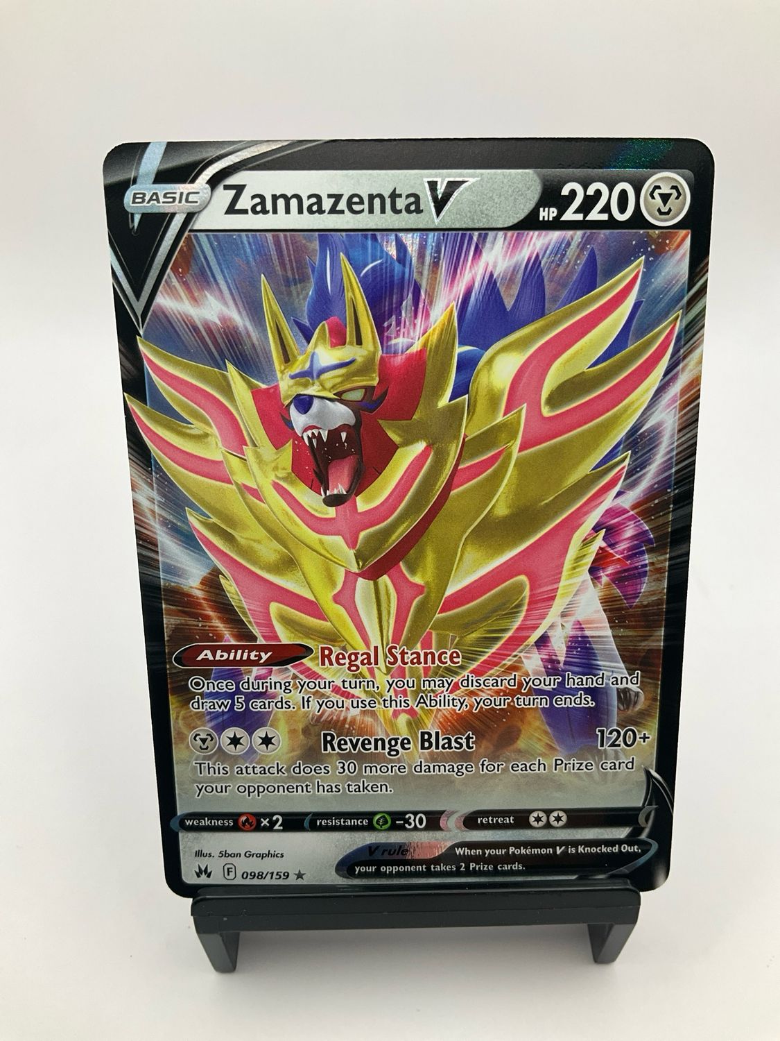2023 POKEMON ZAMAZENTA V 98/159