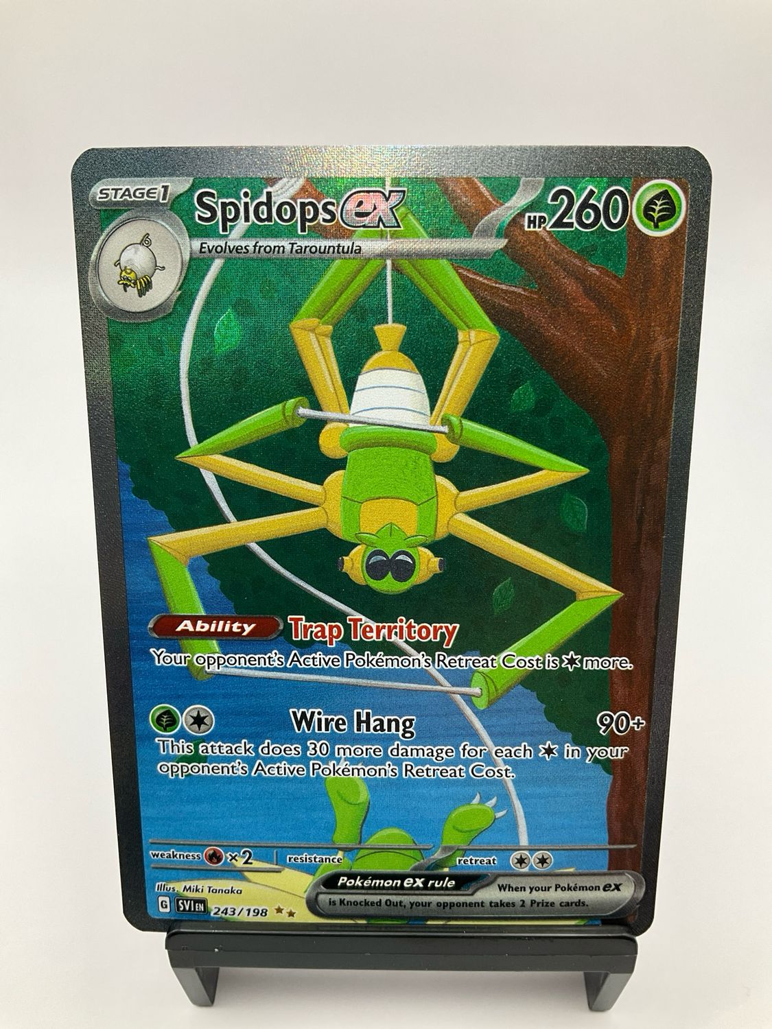 2023 POKEMON SPIDOPSS EX 243/198