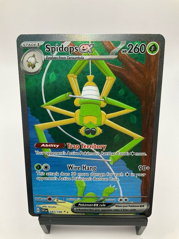 2023 POKEMON SPIDOPSS EX 243/198