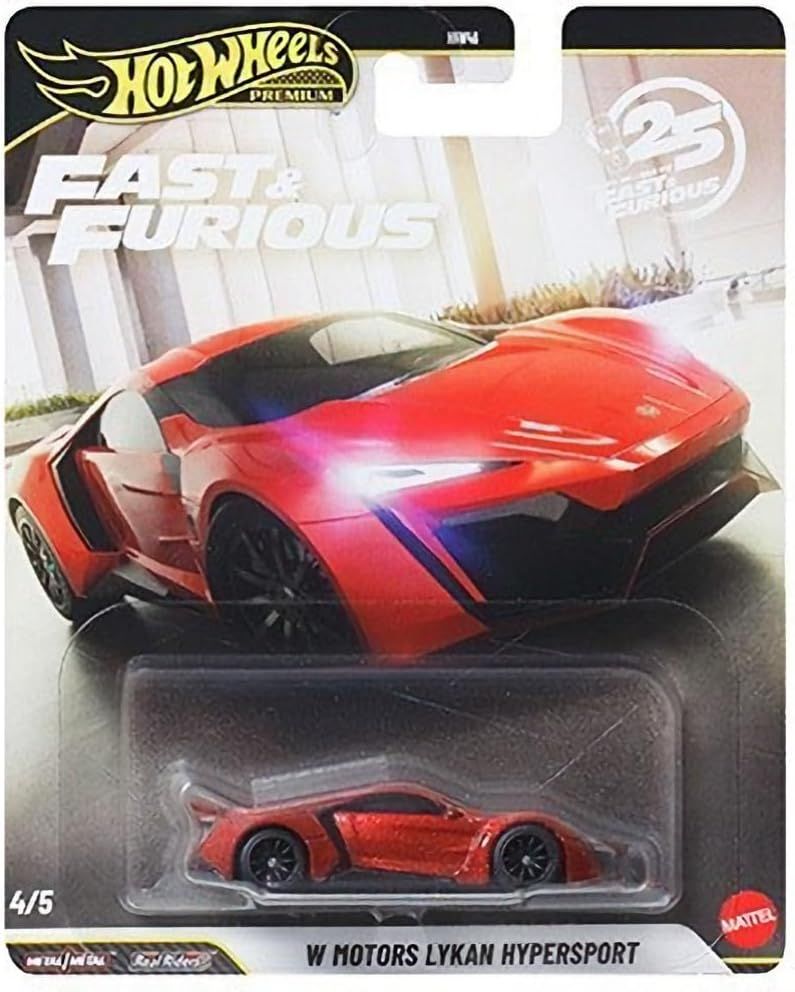 HOT WHEELS FAST &amp; FURIOUS LYKAN HYPERSPORT 4/5
