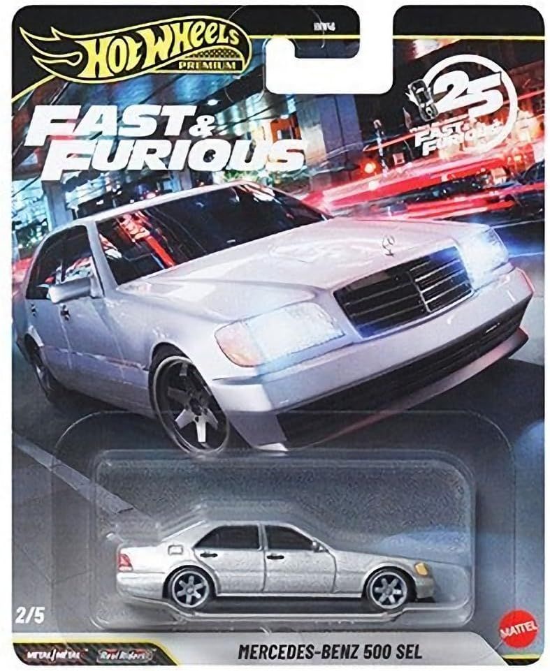 HOT WHEELS FAST &amp; FURIOUS MERCEDES BENZ 500 SEL 2/5