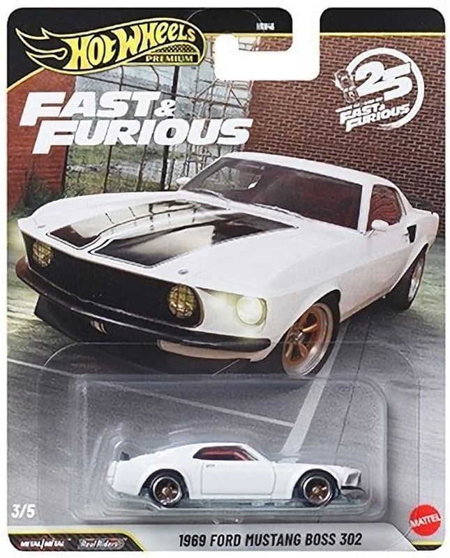 HOT WHEELS FAST &amp; FURIOUS 69' MUSTANG BOSS 302 3/5