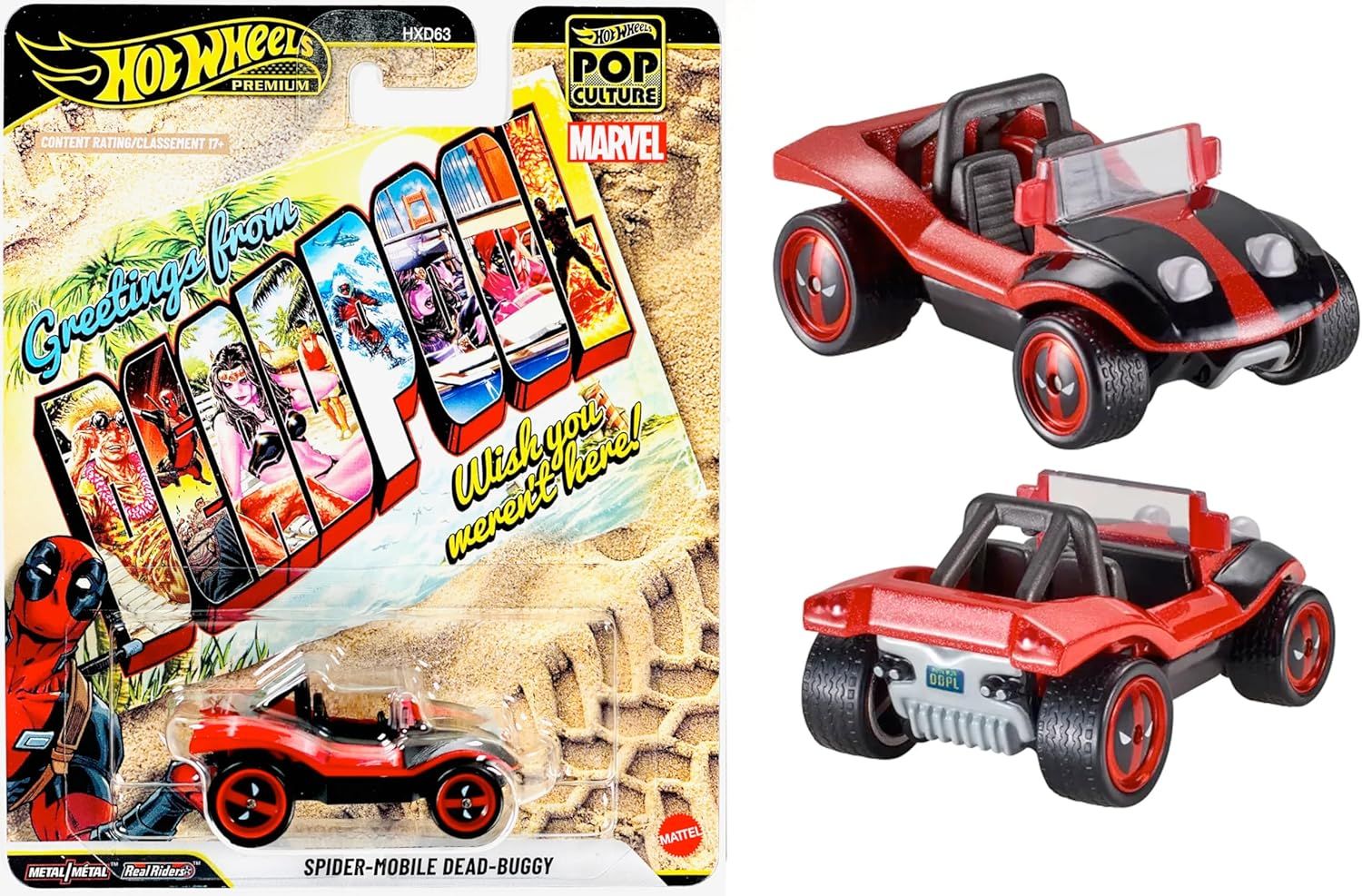 HOT WHEELS DEADPOOL SPIDER-MOBILE DEAD BUGGY