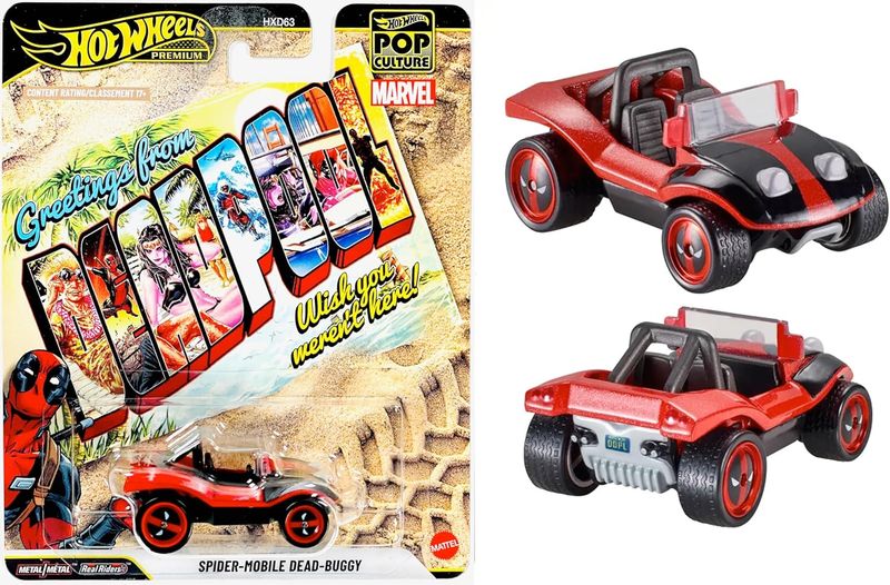 HOT WHEELS DEADPOOL SPIDER-MOBILE DEAD BUGGY