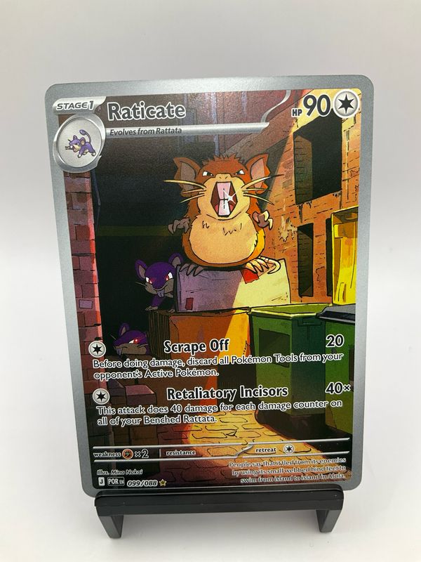 2026 POKEMON RATICATE ART RARE 99/88