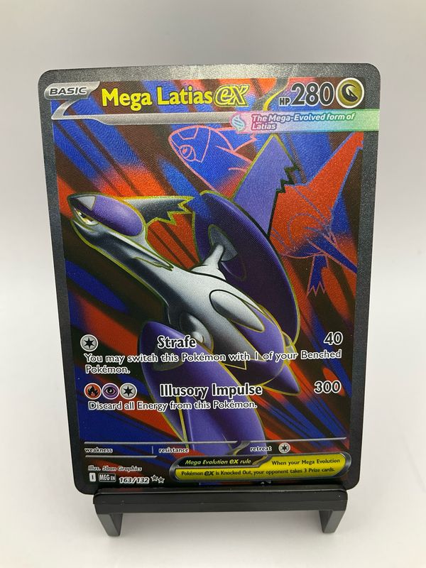 2025 POKEMON MEGA LATIAS EX FULL ART 163/132