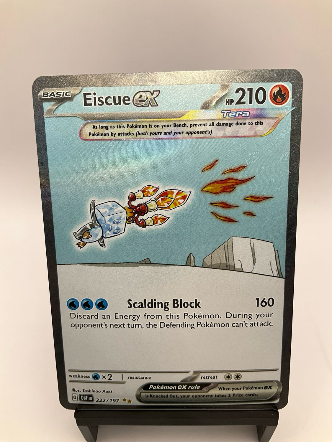 2023 POKEMON EISCUE EX SIR 222/197