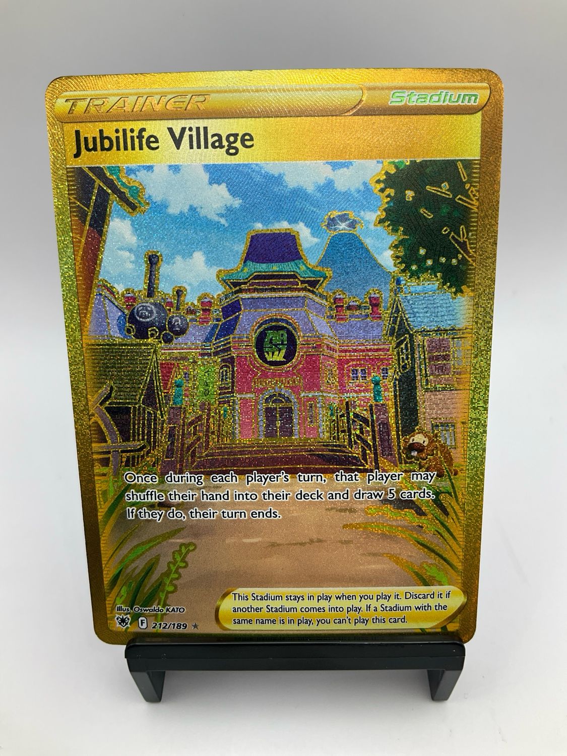 2022 POKEMON JUBILIFE VILLAGE GOLD 212/189