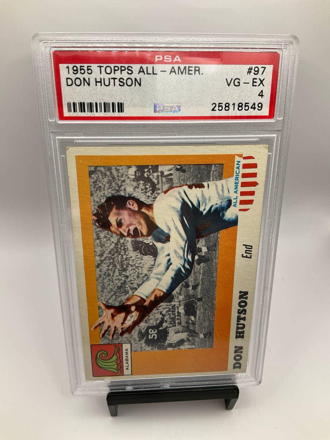 1955 TOPPS ALL AMERICAN DON HUTSON #97 PSA 4