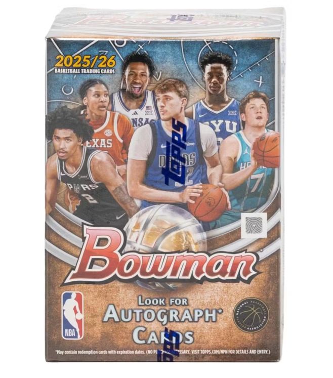 2025/26 TOPPS BOWMAN NBA BLASTER BOX