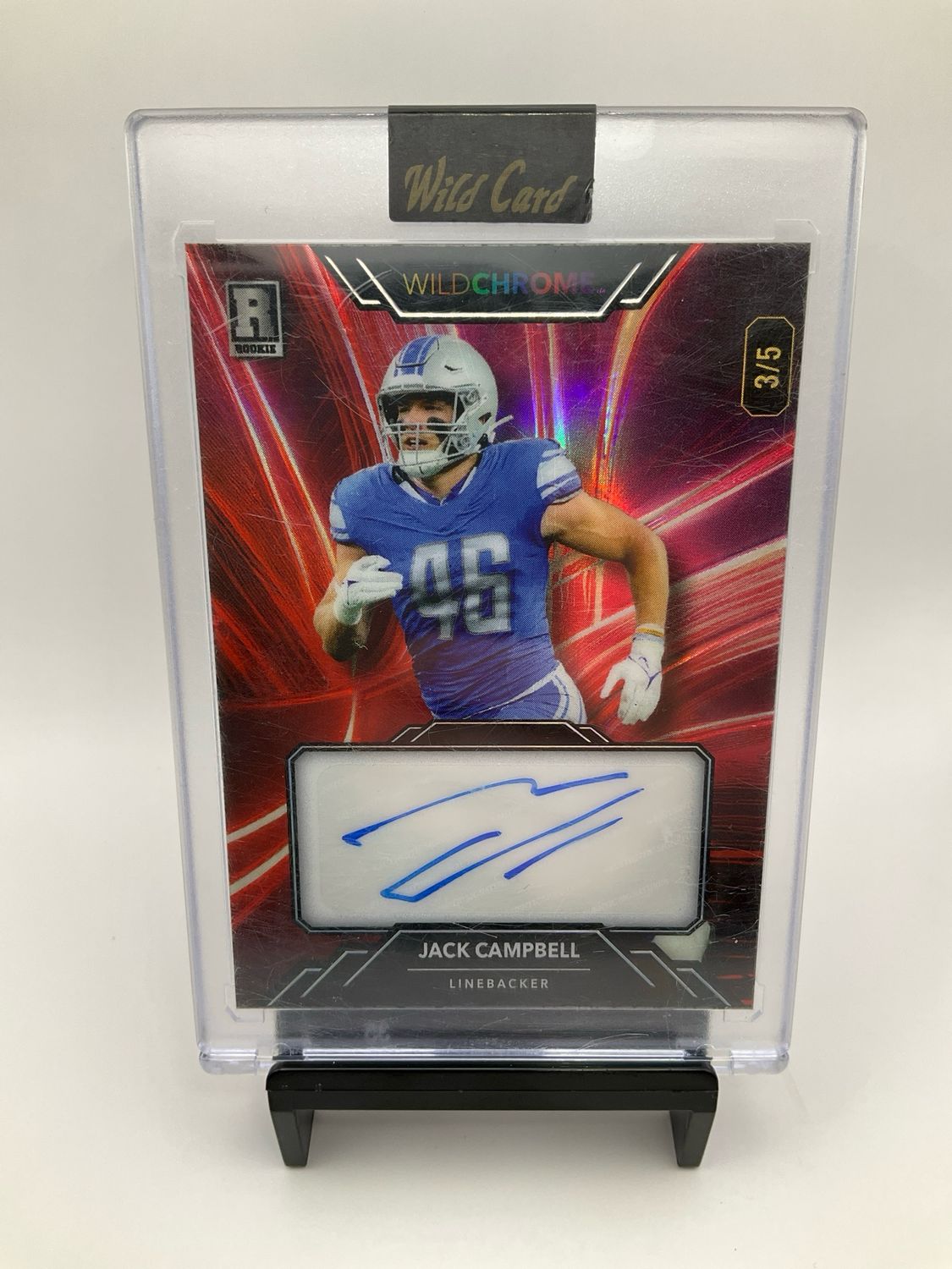 2023 WILD CARD ILLUMINATION JACK CAMPBELL AUTO /5 WCL-A