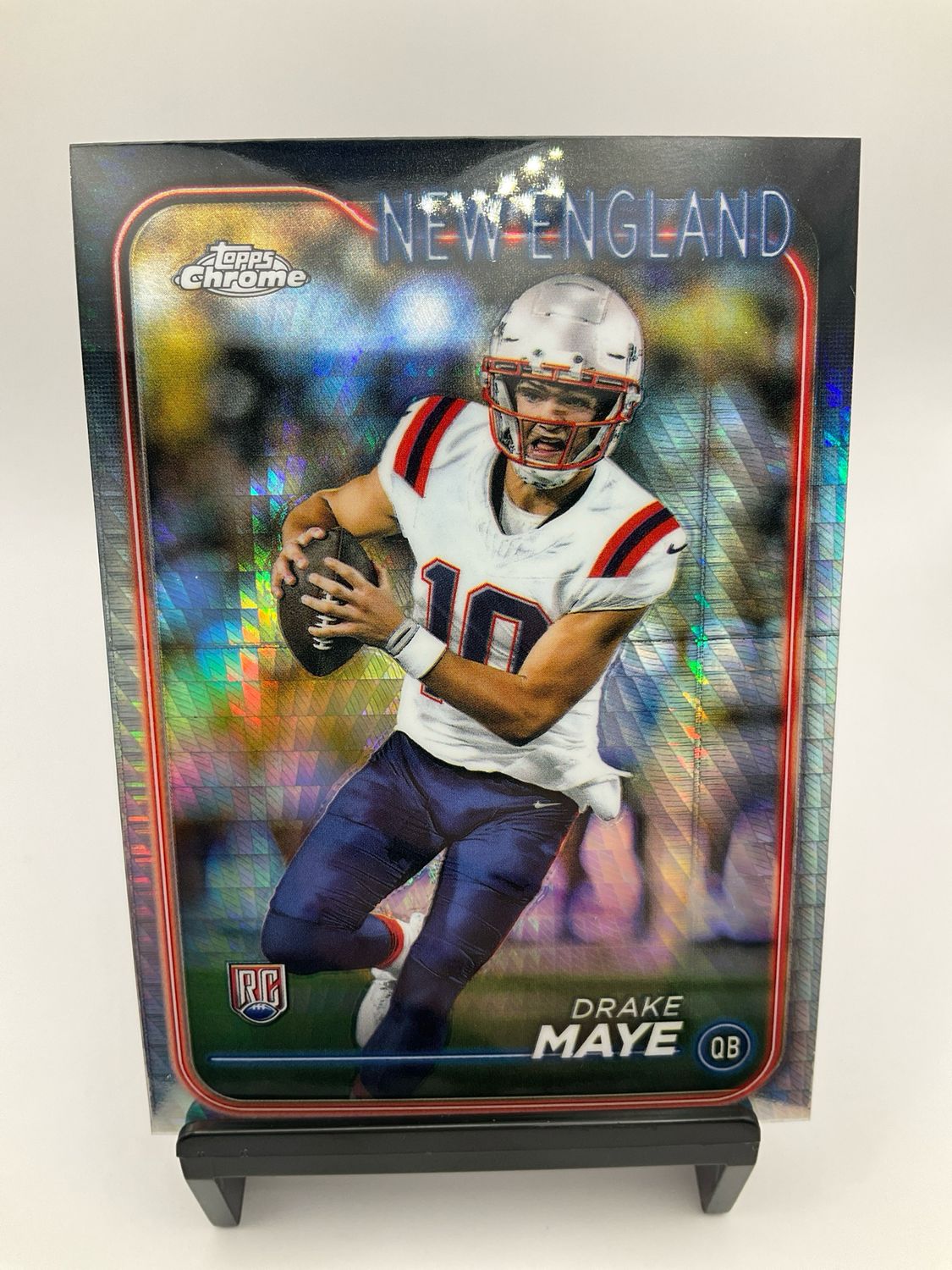 2024 TOPPS CHROME DRAKE MAYE PRISM REFRACTOR NO. 203