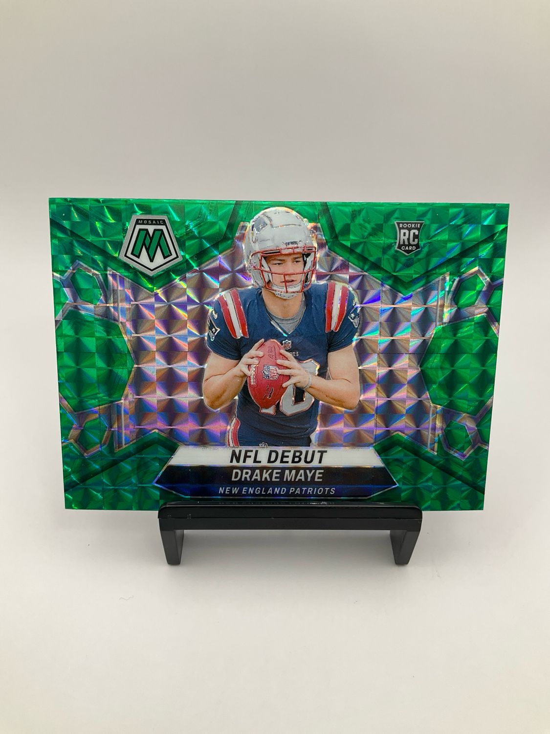 2024 MOSAIC DRAKE MAYE NFL DEBUT GREEN MOSAIC 273