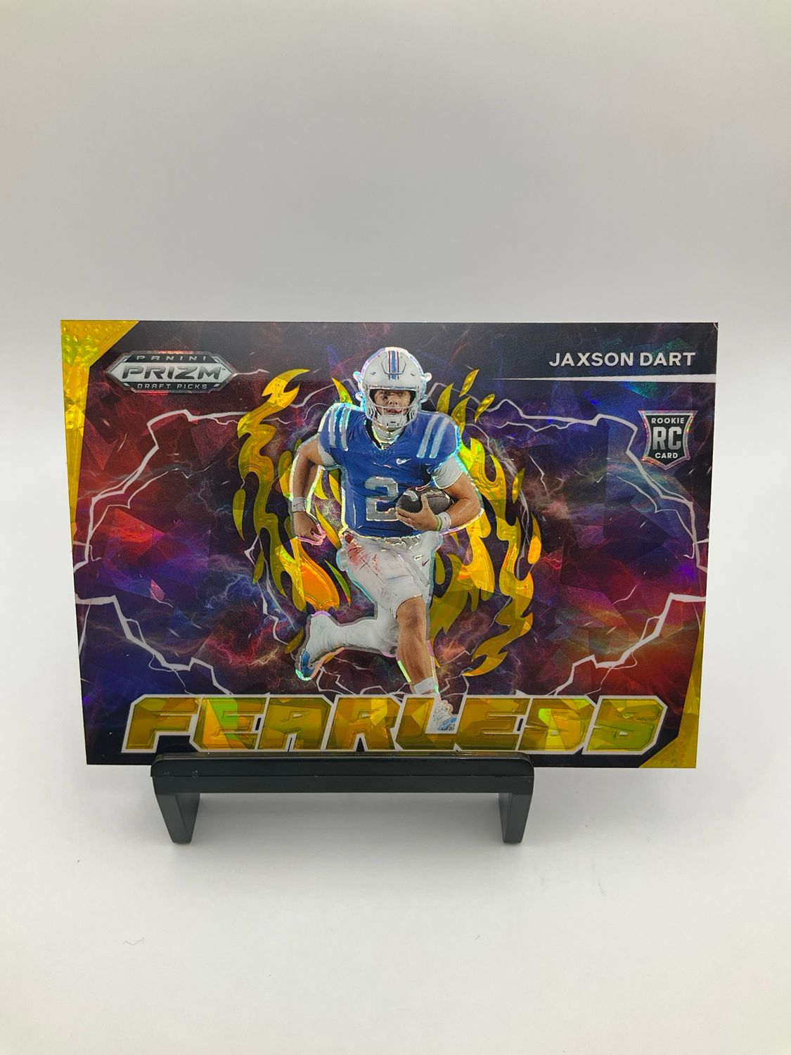 2025 PRIZM DRAFT PICKS JAXSON DART FEARLESS GOLD ICE F-JDT