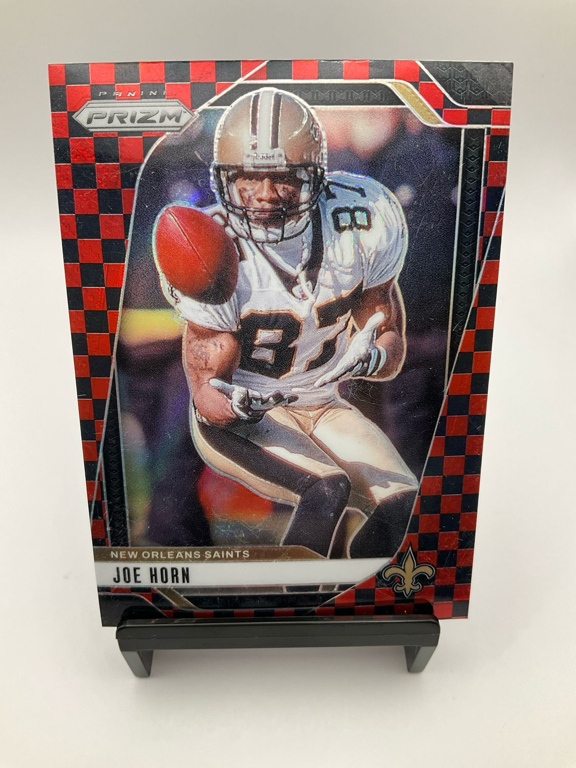2024 PRIZM JOE HORN BLACK &amp; RED CHECKERBOARD SP NO. 210